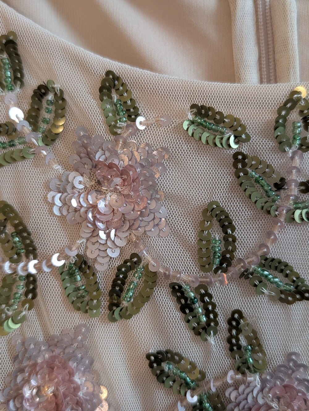 BHLDN x Adrianna Papell Samba Beaded Gown SIZE 10 - Picture 6 of 14